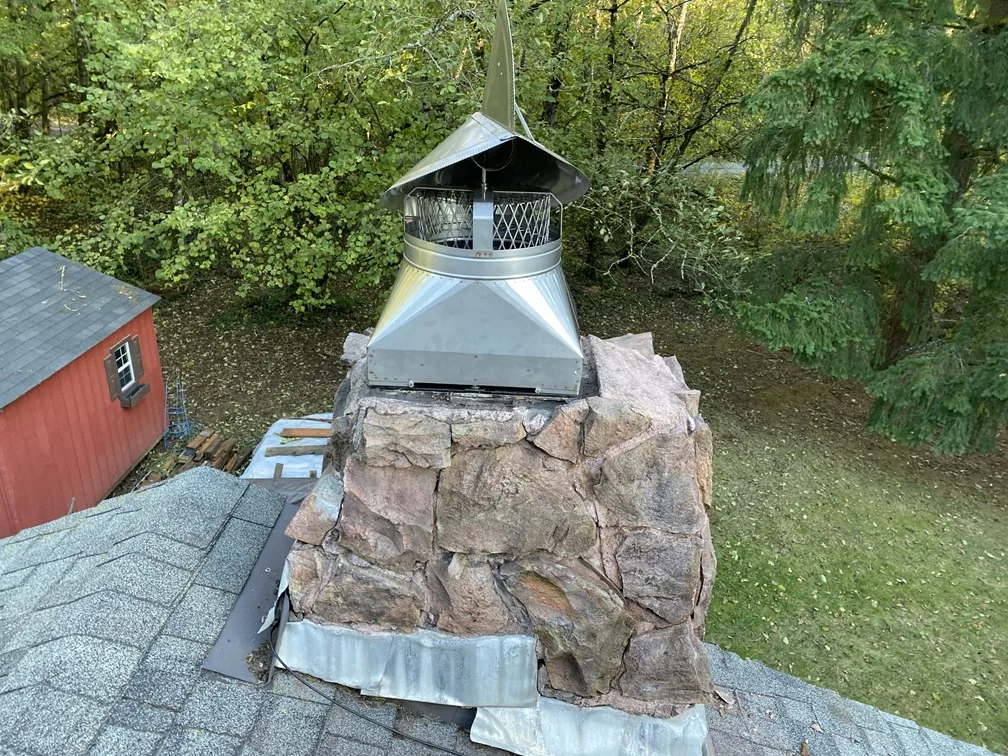 Chimney Cap Install work photo