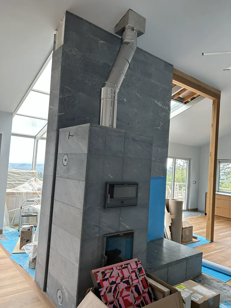 Stove Installation work photo