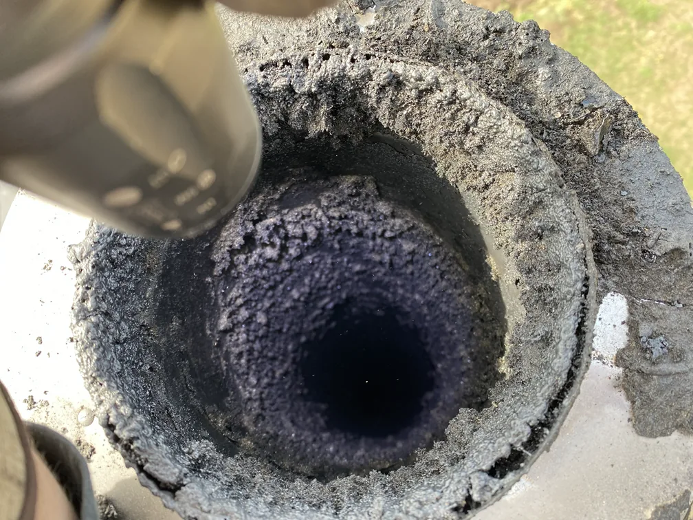Chimney Sweep work photo