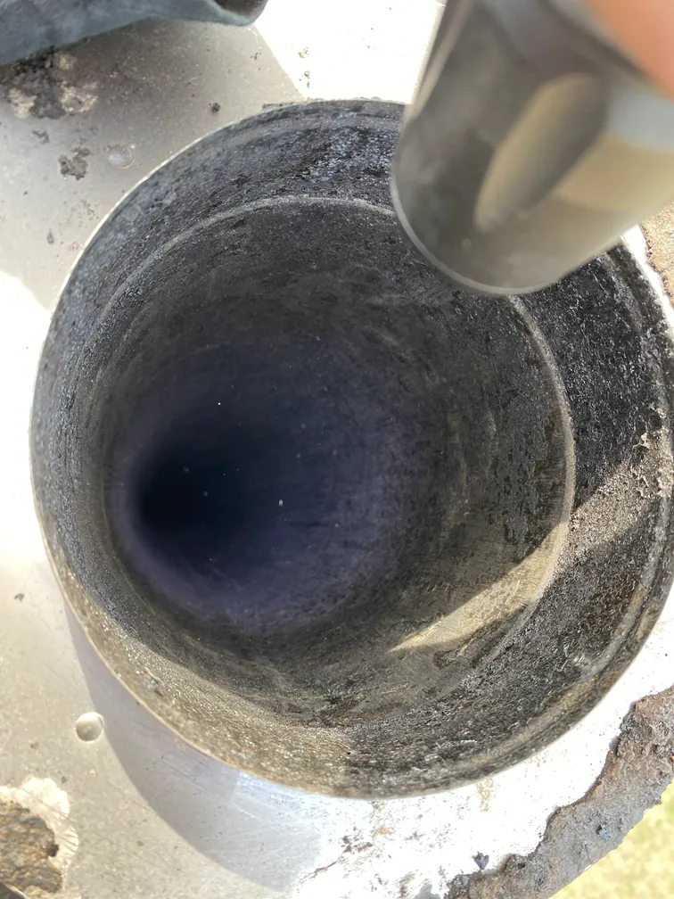 Chimney Sweep work photo