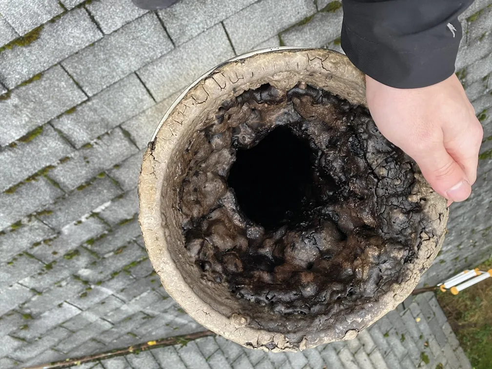 Chimney Sweep work photo