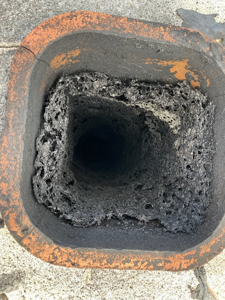 Chimney Sweep work photo