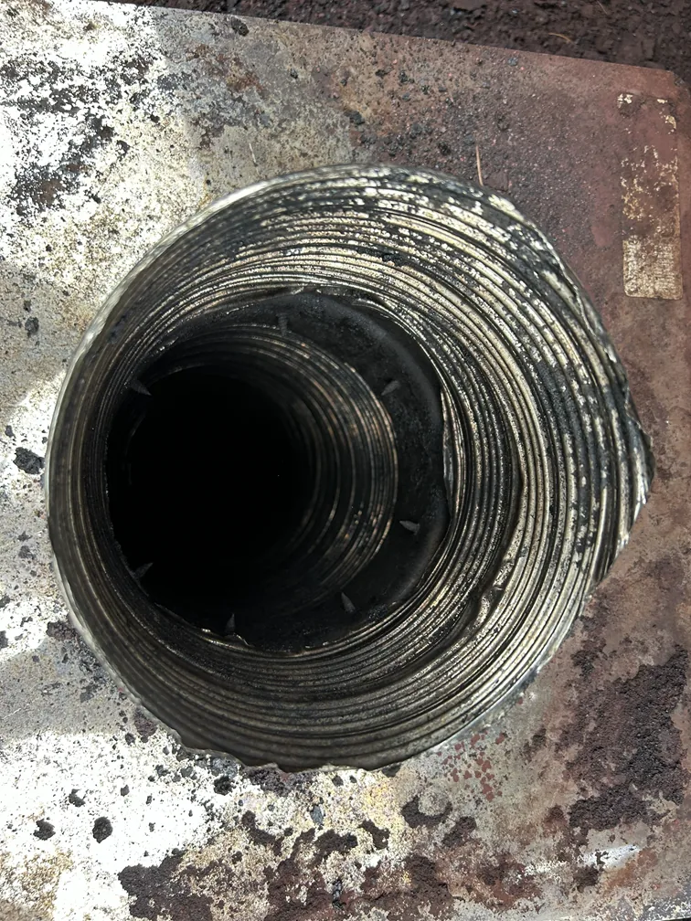 Chimney Sweep work photo